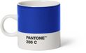 Pantone Porseleinen espressokopje, dikwandig, vaatwasmachinebestendig, 120 ml, helder blauw 286