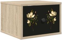 vidaXL Wandkastje BREMEN Sonoma Eiken 36 x 33 x 25 cm