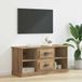 Maison Exclusive meuble TV 99,5 x 35,5 x 48 cm Chêne Artisan