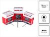 Fischer Power-Fast II FPF II PTF 3,5 x 12 mm BC Pan Head met binnenster TX20 volledig schroefdraad galvanisch verzinkt blauw gepassiveerd - 670097