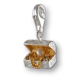 Melina Damesbedelhanger schatkist zirkonia 925 sterling zilver 1800258