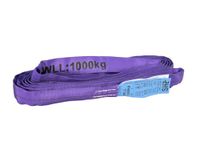 SHZ Ronde sling 3m, max. belasting 1000KG volgens EN 1492-2 SF7 violet - veiligheidsgordel