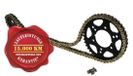 Suzuki Kit chaîne pour GSF 600 Bandit 1995-1999 GSF600S X-ring renforcé doré 15/47