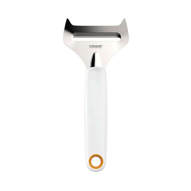 Fiskars Kaasschaaf - RVS - Wit - Vaatwasserbestendig - Ophangbaar