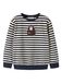 NAME IT Sweatshirt 'NMMRafan' marineblauw / pueblo / donkerbruin / offwhite