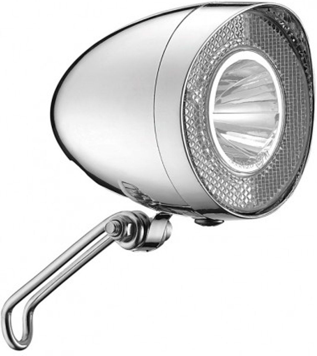 Rivel Union Koplamp Retro LED Dynamo Chroom - 8590966692507
