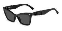 Dsquared2 ICON 0026/S Matte Black Butterfly Zonnebril Vrouwen