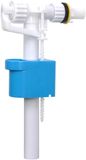 Robinet de remplissage pour réservoir de chasse d'eau à entrée latérale, robinet flotteur de remplissage à entrée latérale G1/2, remplacement de cuvette de toilette (plastique)