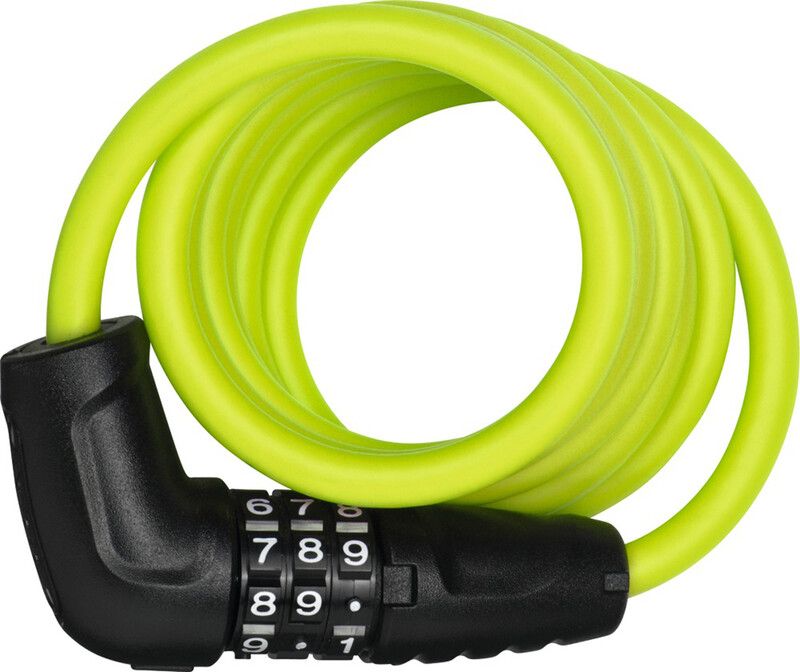 Abus Star 4508C Spiraal Kabelslot 150cm - Green