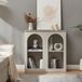 en.casa Dressoir Trorhun 80x30x80 cm grijs