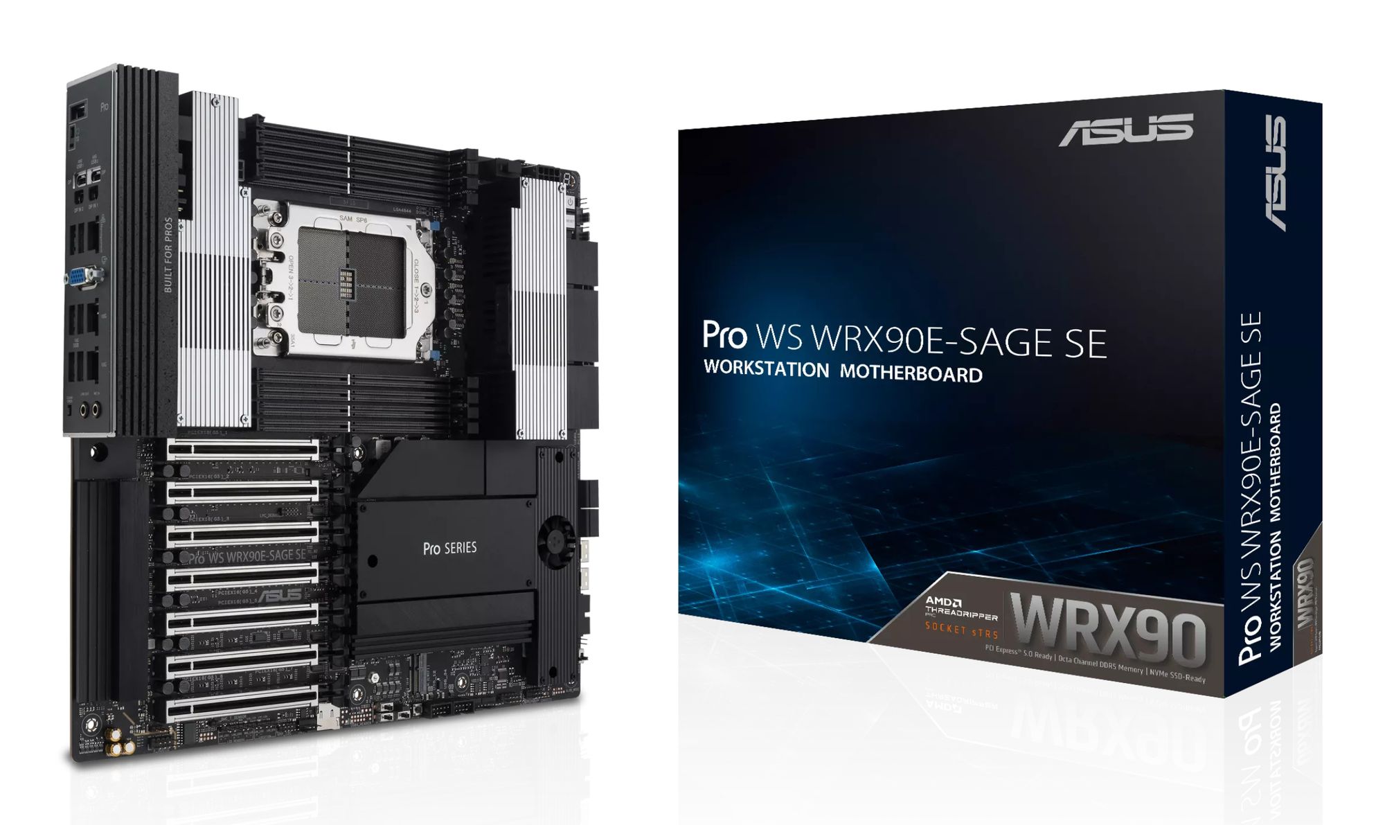 ASUS PRO WS WRX90E-SAGE SE - Workstation Motherboard - AMD WRX90 - Socket sTR5 - EEB