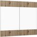 Vicco R-Line Keukenfront – 79.2 x 59 cm meubelfront voor de glazen hangkast Artisanaal eiken