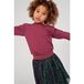 Jubel longsleeve Moon Flowers donkerroze