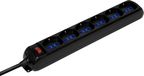 BRENNENSTUHL Eco-Line 1155429 - stekkerdoos met schakelaar en 6 universele stopcontacten