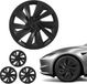 VEVOR 4x Enjoliveurs pour Tesla Model Y 2025, 19 pouces, Noir mat
