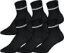 Huddle Sokken HUDDLE 6pk Short Crew Socks Set van 6 Zwart