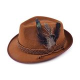 Bristol Novelty BH574 Oktoberfest-hoed, kostuum, 1 stuk, bruin, eenheidsmaat voor volwassenen, heren Halloween
