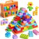 Solidchoice - Set de 97 Gros Blocs de Construction en 12 Couleurs et 8 Formes