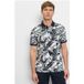 OLYMP Casual Regular Fit Polo shirt Korte mouw veelkleurig