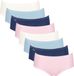 Sloggi Midislip Basic+ Midi Vrouwen MULTIPLE COLOURS 19 Effen Katoen/Elastaan 8 Stuks