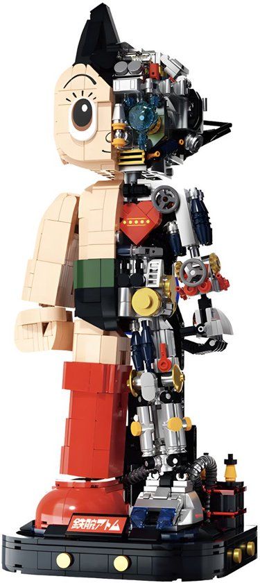 PANTASY 86203 Astro Boy bouwset | Mega icons creator modelbouw | Technisch Mecha robot constructie educatief speelgoed bouwpakketten voor volwassenen & kinderen | DIY expert anime manga figure decoratie gechikt voor lego | Bouwdoos met 1250 bloks