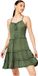 Superdry Vintage Broderie Cami Jurk Groen S Vrouw
