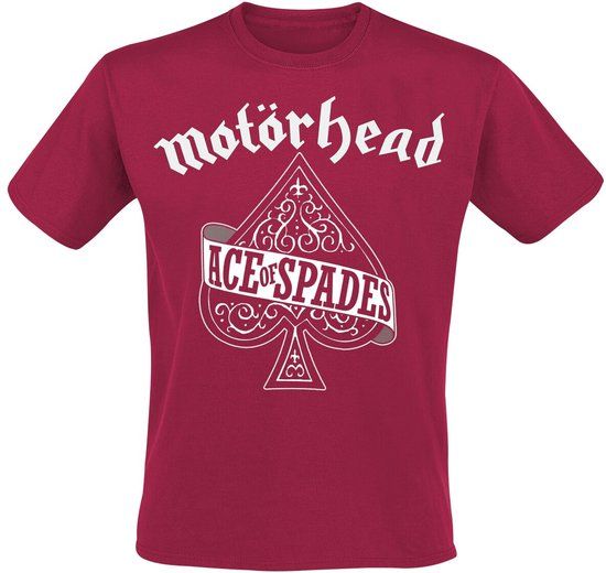 Motörhead Ace Of Spades Heren T-shirt - rood - S