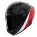 Nolan X-804 RS Ultra Carbon D.O.C. Evo 372, casque intégral, couleur: Carbone/Noir/Rouge/Blanc, taille: S