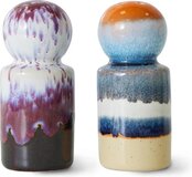 HKLIVING 70s Salt and Pepper Shaker Set - 9cm