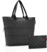 Reisenthel shopper e1 - Coffret cadeau 2 pièces (glossy dots black)