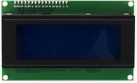 Whadda I²C 20x4 LCD-module voor Arduino®, blauwe achtergrondverlichting, witte tekens, 5 VDC voeding