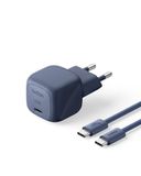 Belkin BoostCharge 30W USB C Oplader met GaN en Gevlochten USB-C-Kabel (2m)