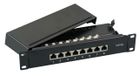 EFB Elektronik 37737SW.8 Panneau de brassage 1U Cat6a 8 Ports RJ45 Noir