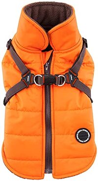 Puppia Mountaineer II Winter Vest - Orange - Large