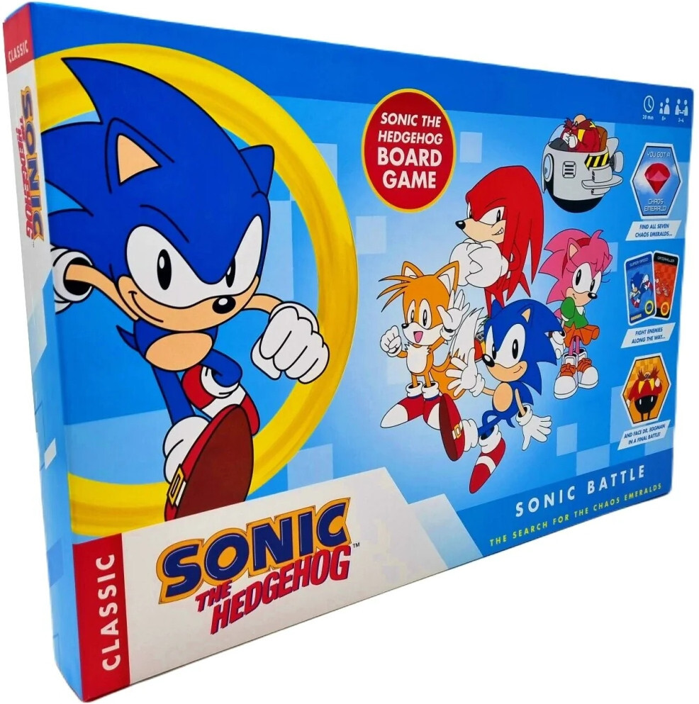 Overig Sonic the Hedgehog Boardgame - The search for the Chaos Emeralds