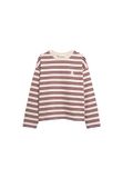 ARMEDANGELS Sweatshirt 'FRANKAA' beige / lichtblauw / bordeaux