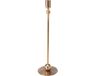 AM/63 Bougeoir classique pour une bougie, 33 cm, Métal, Or