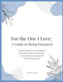 For the One I Love: A Guide to Being Prepared