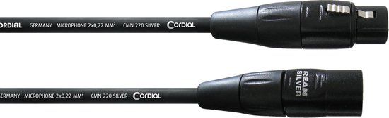 Cordial CIM 20 FM - XLR Microfoon Kabel - 20 m - Zwart