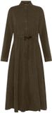 Deha Abito Light Corduroy Long Dress - Fashion Wear - Vrouwen - Bruin - Maat M