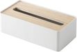 Yamazaki Rin Tissue Box - Wit met Naturel Hout