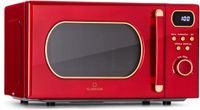 Klarstein magnetron met Grill, 800 Watt, 20 Liter, Rood
