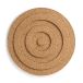 Born In Sweden Tapis rond pour casseroles Circle Ø20 cm Marron