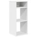 vidaXL Boekenkast 34x31x80 cm bewerkt hout wit