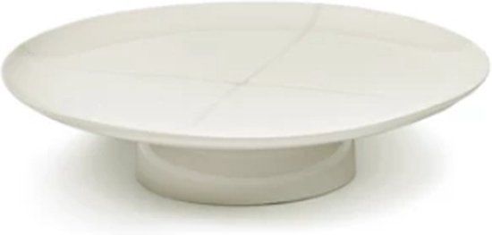 Serax Kelly Wearstler Zuma taartschotel op voet - D33cm - Salt