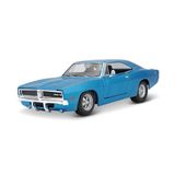Maisto Dodge Charger R/T 1969 Schaal 1/25 Metaal Blauw