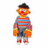 Living Puppets Sesamstraat Handpop Ernie 45 cm Meerkleurig Katoenmix Peuter