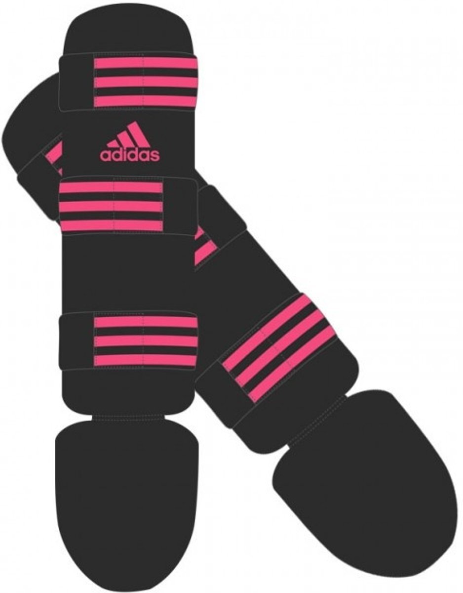 Adidas Boxing scheenbeschermers Good S zwartroze