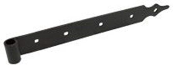 GB Heng recht voor pen ø16 - 1200mm - 45x5mm - staal zwart epoxy
