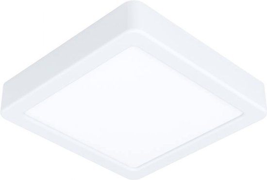 Eglo Fueva 5 LED Ceiling Light - 16cm Square - White - Warm White